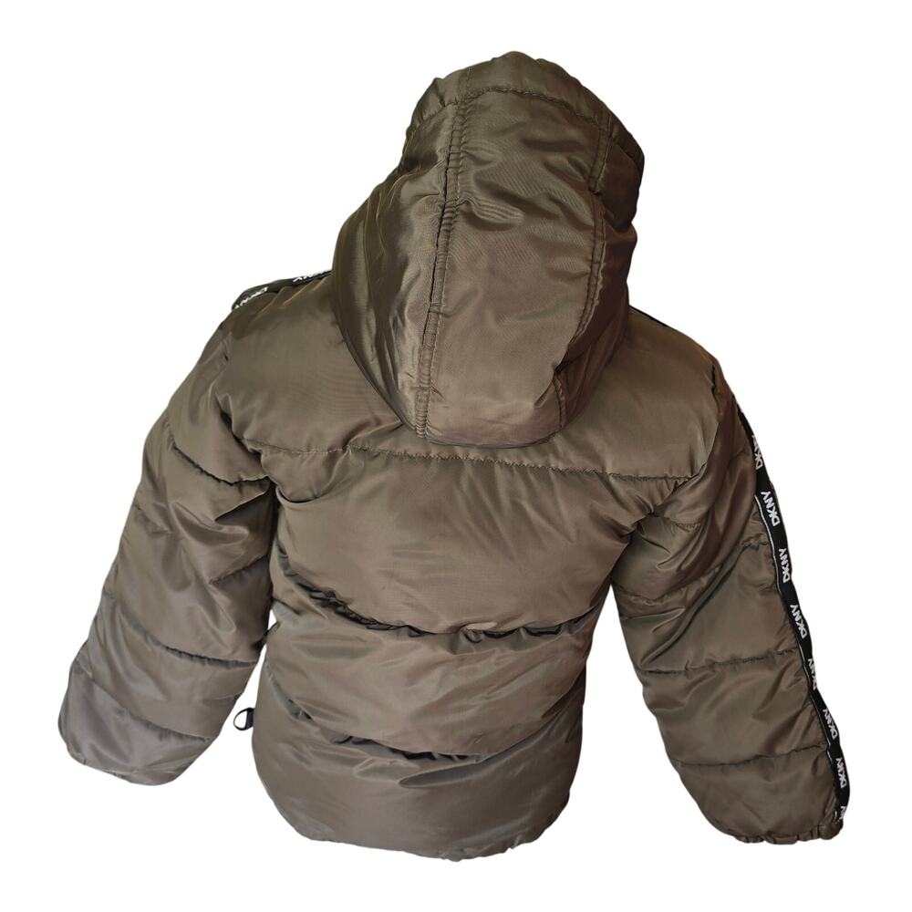 Y2k Style DKNY Green Puffer Jacket Size M (10/12) - Picture 2 of 9